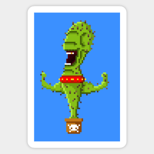 Cactus Creature Sticker